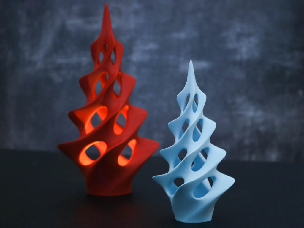 Ozdobna Spiralna Choinka LED