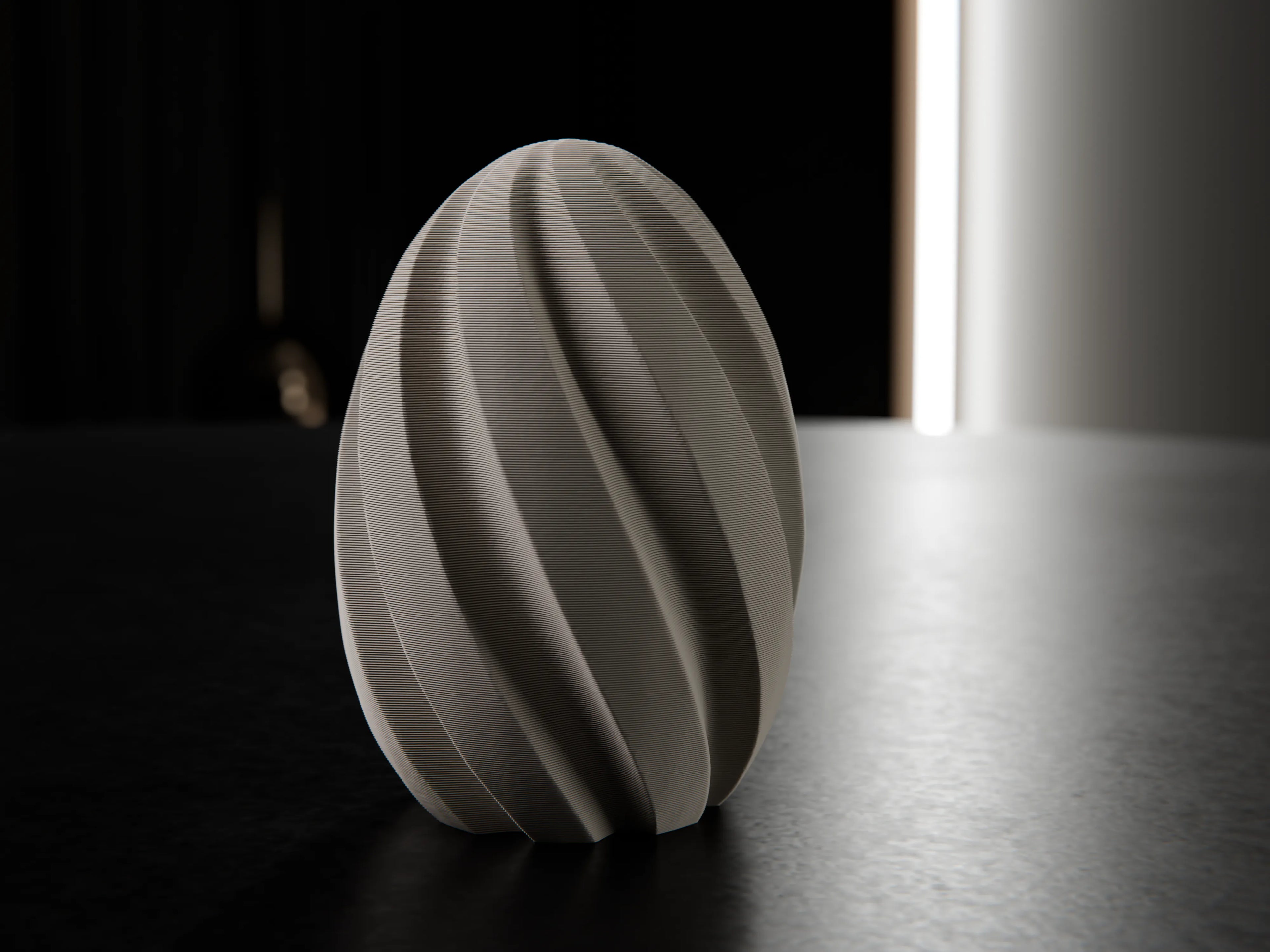 Figurki Dekoracyjne – Zestaw jajek wielkanocnych (Loop, Ripple, Spiral)