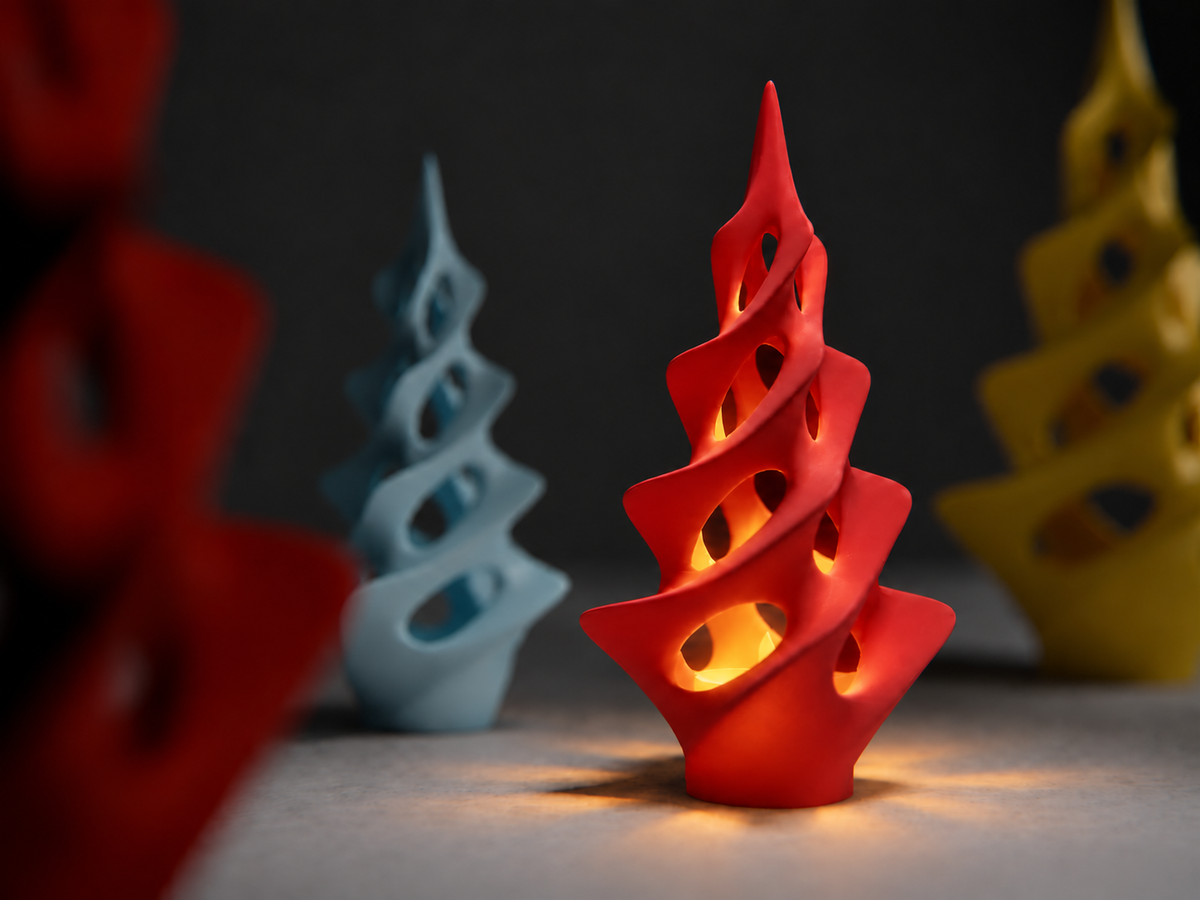 Spiralna Choinka LED 3D – Ozdobna Dekoracja Świąteczna