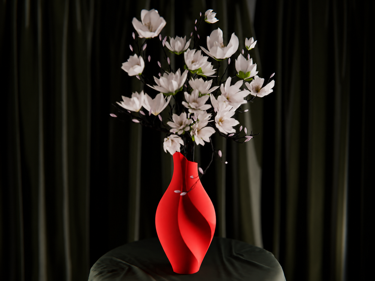 Wazon dekoracyjny Slit – nowoczesny wazon 3D