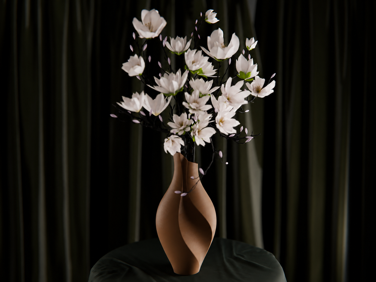 Wazon dekoracyjny Slit – nowoczesny wazon 3D