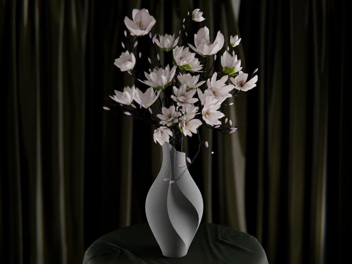 Wazon dekoracyjny Slit – nowoczesny wazon 3D