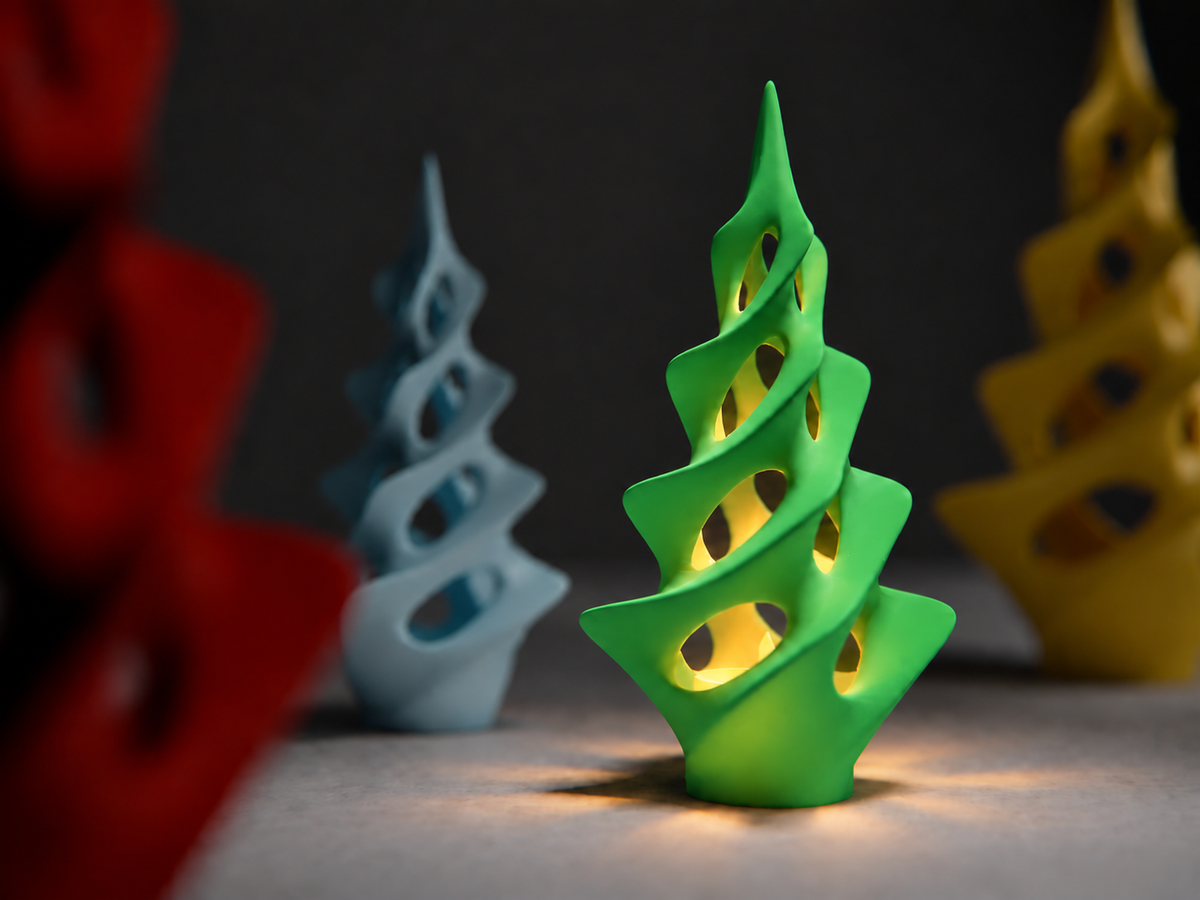 Spiralna Choinka LED 3D – Ozdobna Dekoracja Świąteczna
