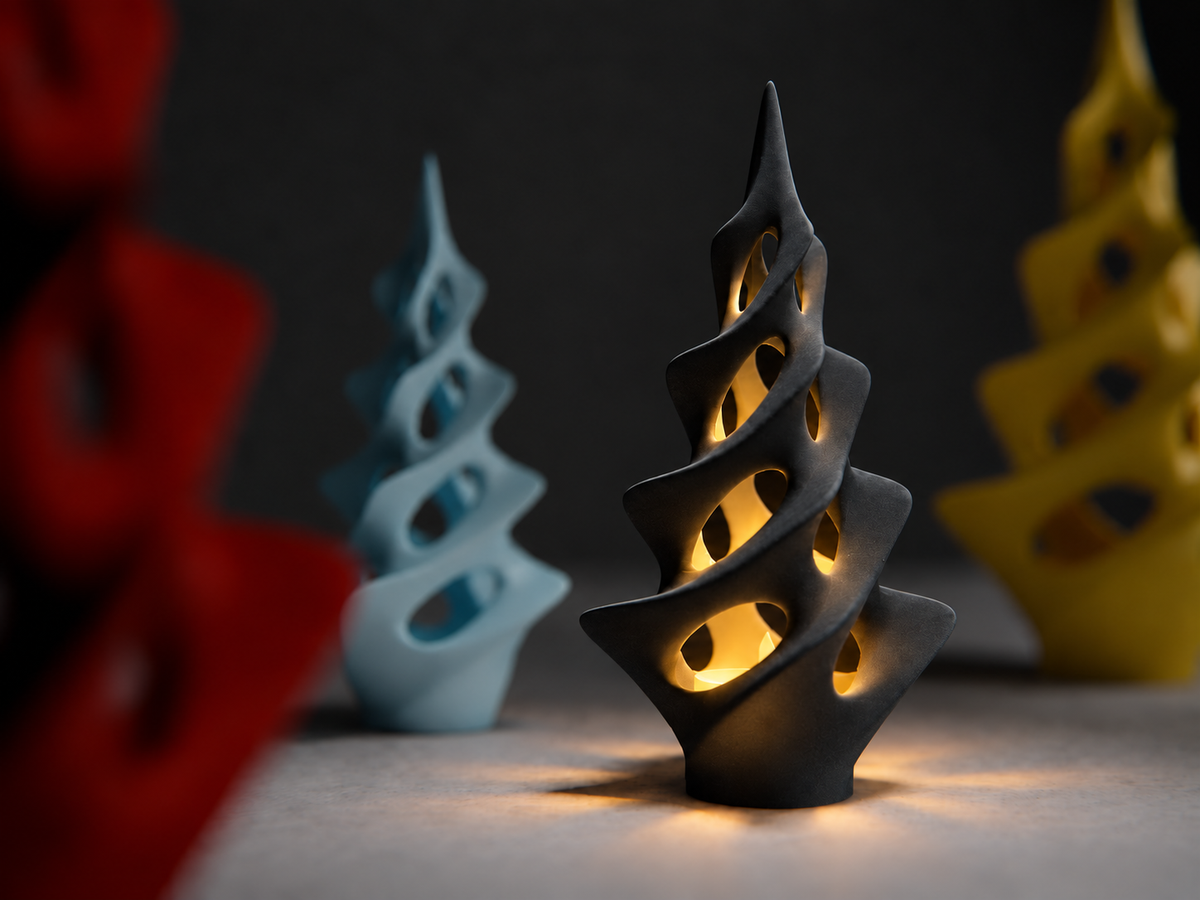 Spiralna Choinka LED 3D – Ozdobna Dekoracja Świąteczna