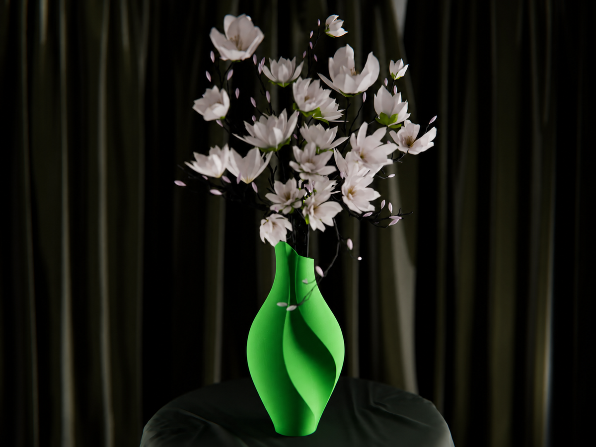 Wazon dekoracyjny Slit – nowoczesny wazon 3D
