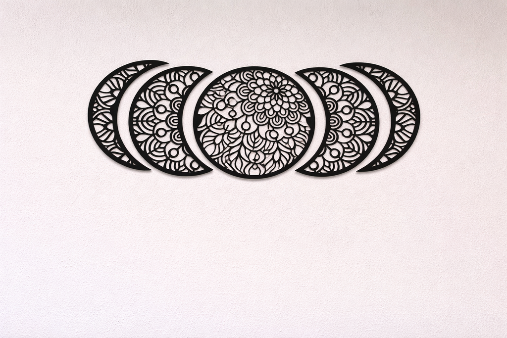 Ozdoba na ścianę Wallart, Faze Księżyca