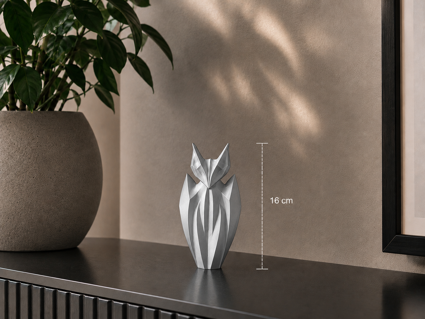 Minimalistyczna Figurka Nietoperza