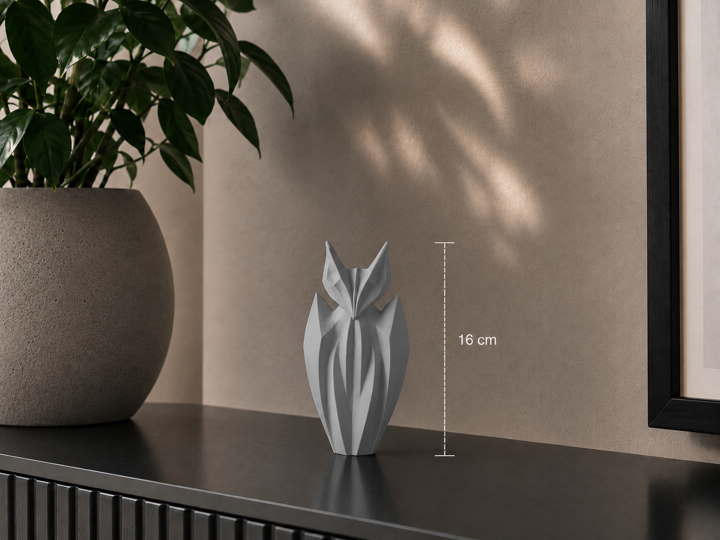 Minimalistyczna Figurka Nietoperza