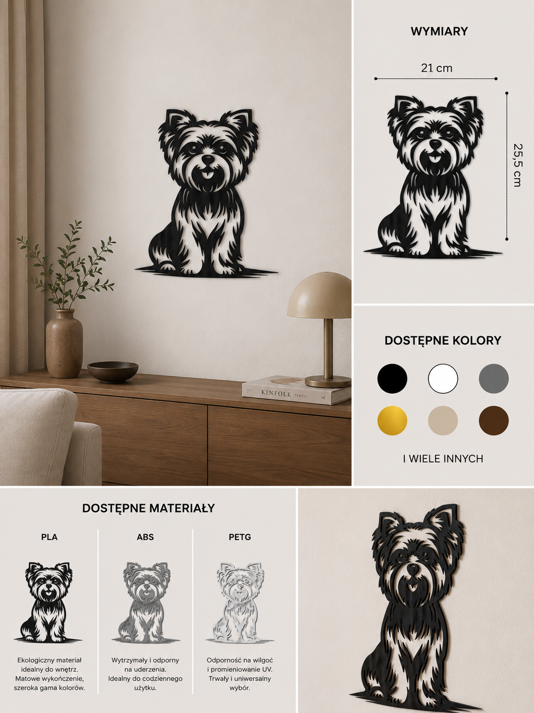 Ozdoba na ścianę Wallart, Ażurowy York